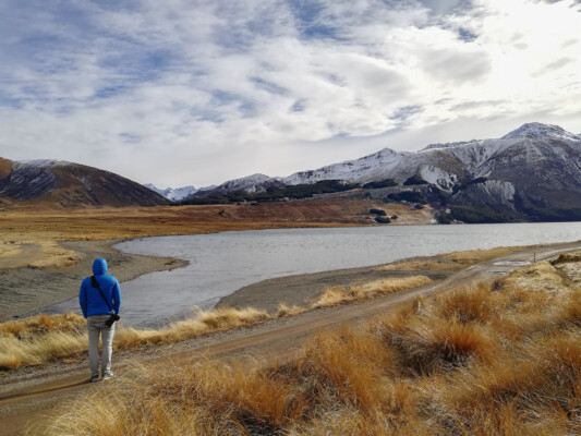 Tobi vor Lake Tennyson